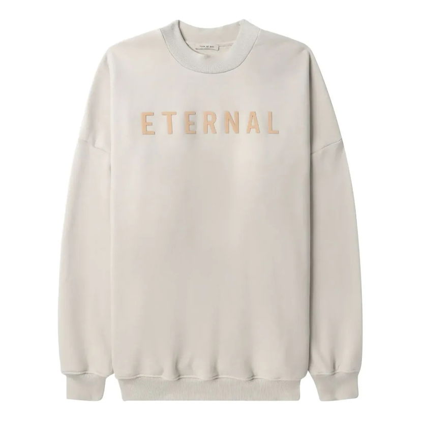 Sveter Fear of God Fear of God ETERNAL Fleece Crewneck Béžová | FOG-SS23-711