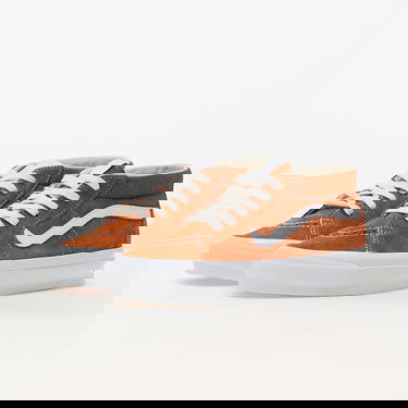 Tenisky a topánky Vans Sk8-Mid Reissue 83 LX Pig Suede Amber Hnedá | VN000CQQ8B91, 4