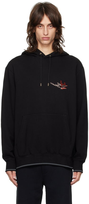 Mikina Paul Smith Paul Smith Embroidered Logo Hoodie Čierna | M1R-071Y-NP4718-79, 0