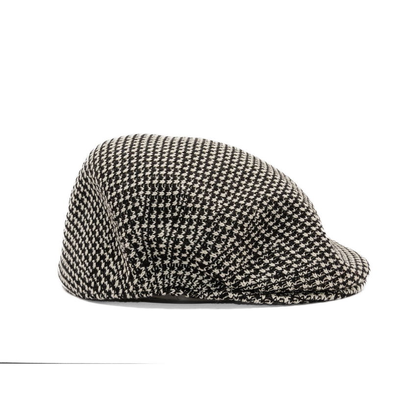 Klobúk Kangol Kangol Grid Knit 504 Flat Cap S Čierna | K3780-BK001