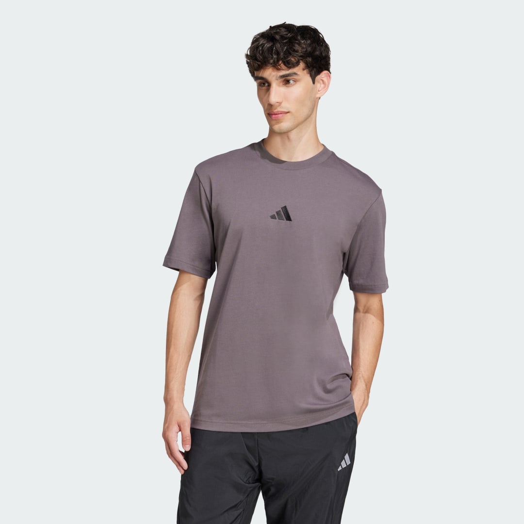 Tričko adidas Performance Essentials Small Logo T-Shirt Fialová | JD1778, 0