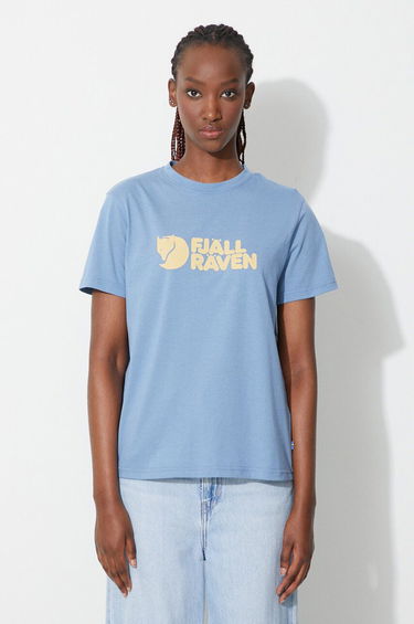 Tričko FJÄLLRÄVEN Logo Tee Modrá | F87146.543, 0