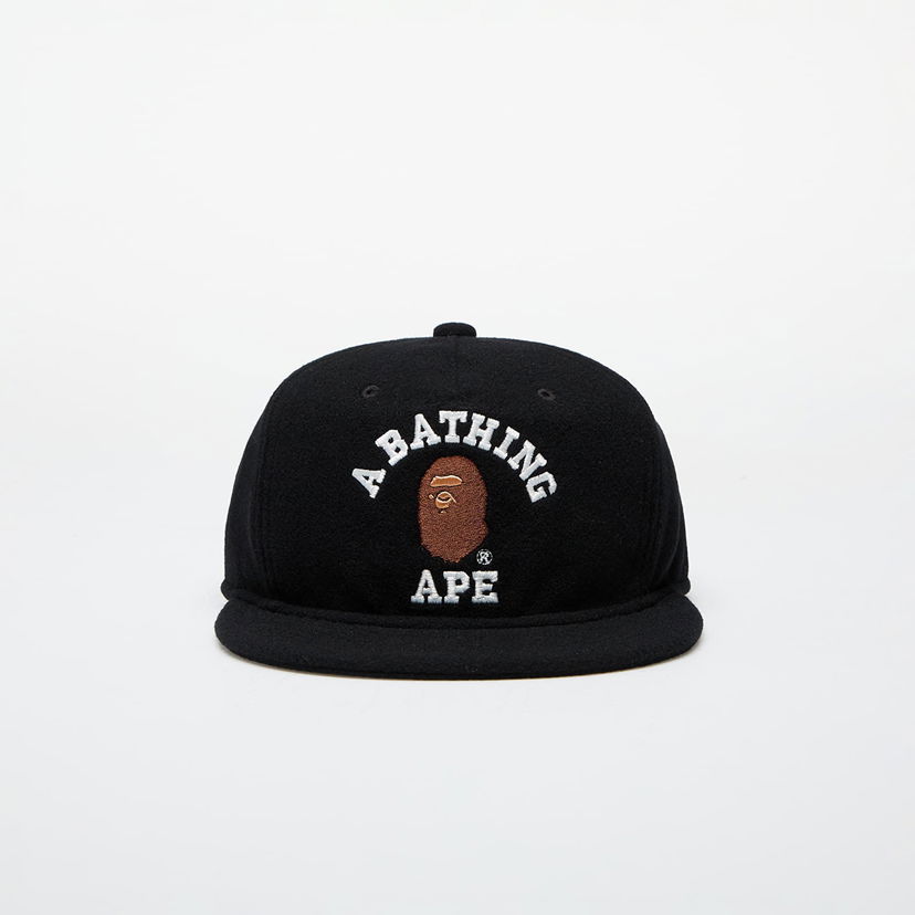 Šiltovka BAPE College Wool Cap Čierna | 001CPK801001M BLK