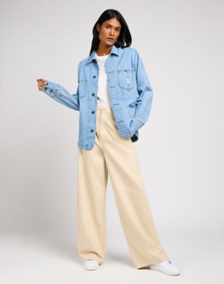 Bunda Lee Light Wash Denim Jacket Modrá | 112349043, 1