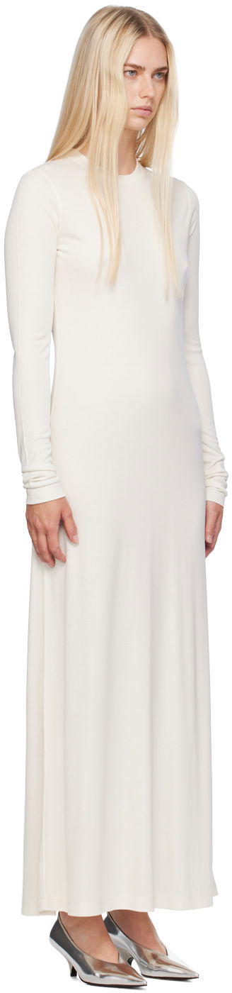 Šaty TOTEME TOTEME Long Sleeve Maxi Dress Biela | 243-WRD1947-FB0205, 1