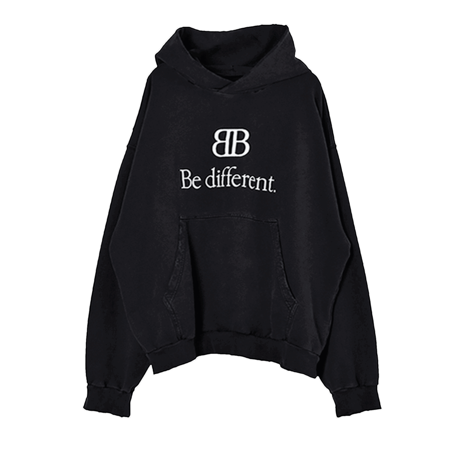 Mikina Balenciaga Medium Fit Hoodie Čierna | 720426 TNVV1 1070, 0