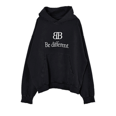 Mikina Balenciaga Medium Fit Hoodie Čierna | 720426 TNVV1 1070, 0