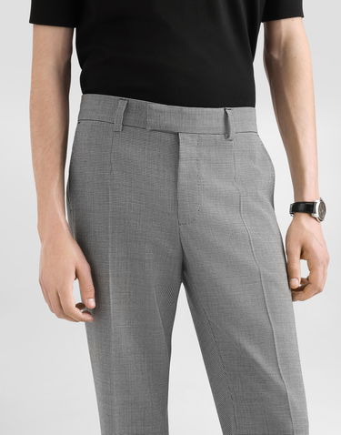 Nohavice Dolce & Gabbana Dolce & Gabbana Tailored Wool Houndstooth Pants Šedá | GP0B8TFQ2OIS0984, 3