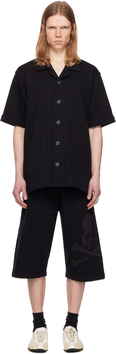 Košeľa Mastermind WORLD Mastermind World Short Sleeve Pajama Shirt and Shorts Set Čierna | MW25C14-PJ001-605, 0
