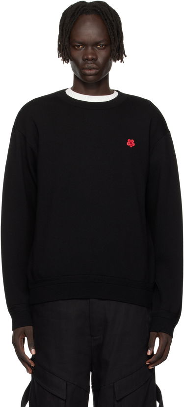 Sveter KENZO Kenzo Paris 'Boke Flower' Crewneck Sweater Čierna | FF65PU7593LB, 0