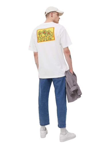 Tričko Converse Keith Haring x Elevated Graphic Tee Biela | 10022256.A01