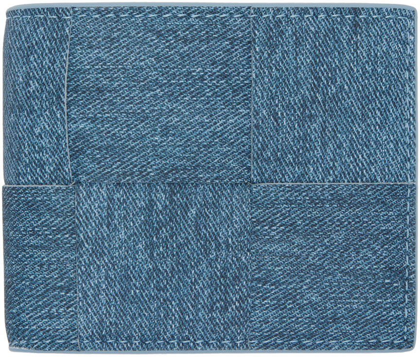 Peňaženka Bottega Veneta Cassette Bi-Fold Wallet Modrá | 743004V49K2, 0