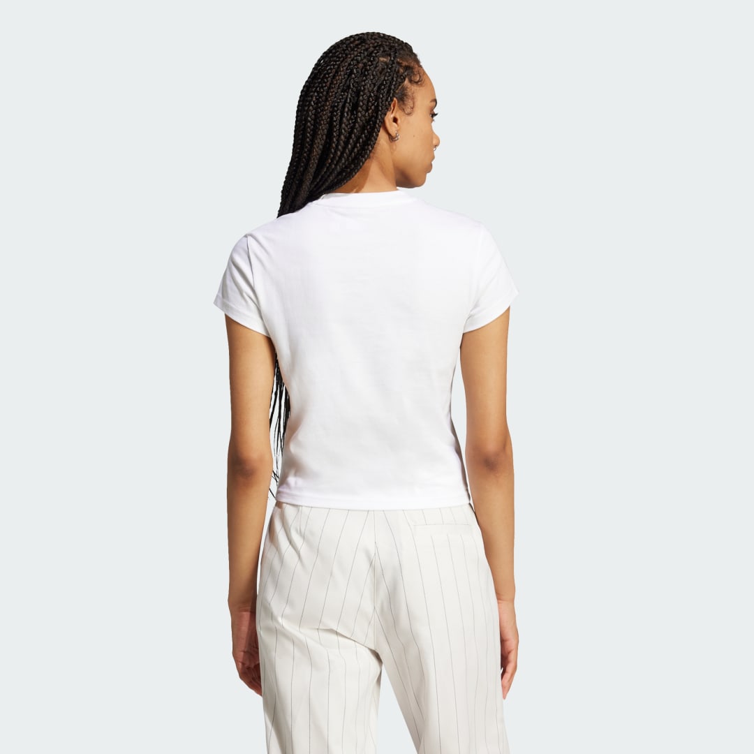 Tričko adidas Performance Slim Fit Essential T-Shirt Biela | JC8973, 1
