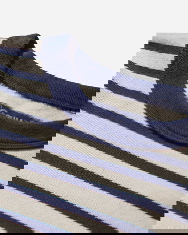 Tričko and wander Orcival Striped Pocket Tee Béžová | 5745184092 031, 4
