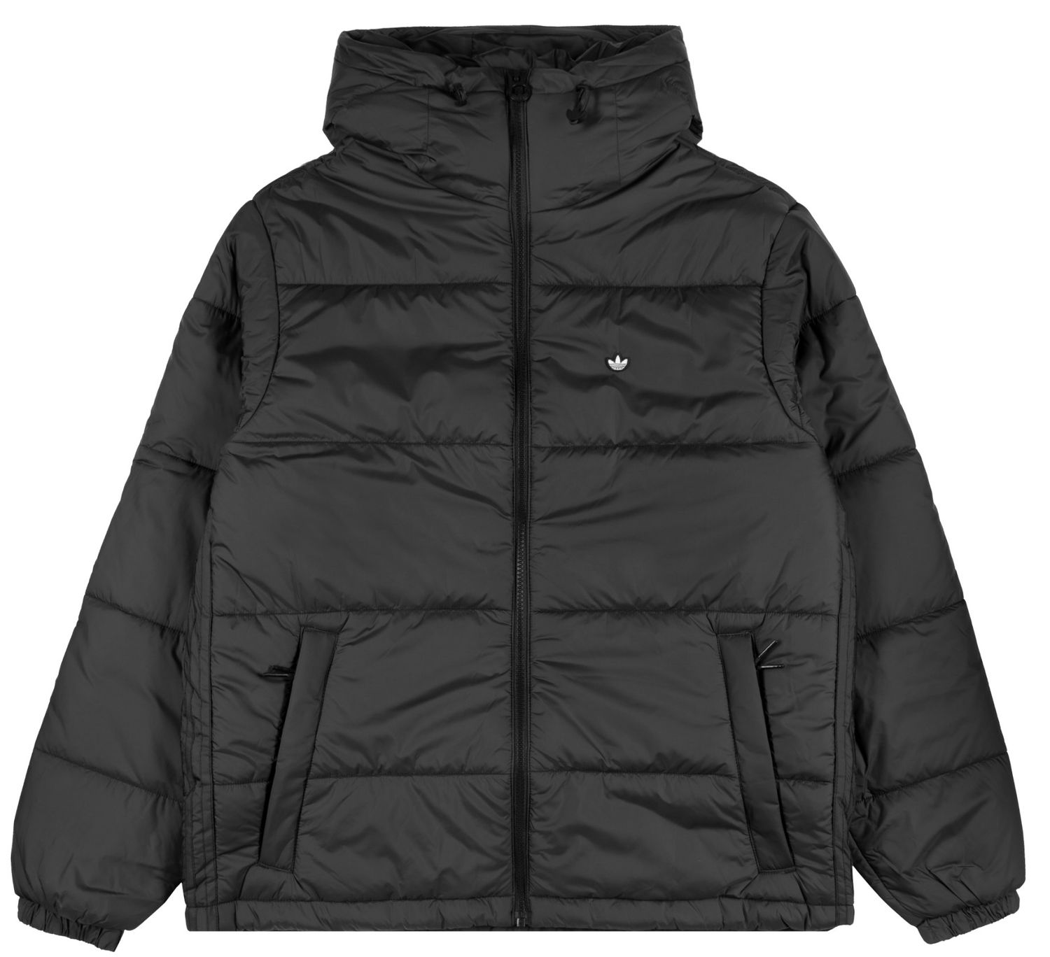 Prešívaná bunda adidas Originals Padded Hooded Puffer Čierna | h13555, 1