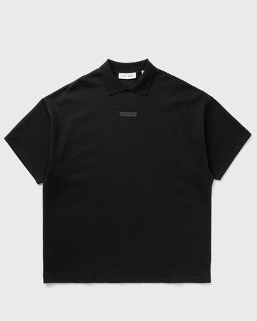 Polo tričko Fear of God 90S Fit Pique Short Sleeve Polo Shirt Čierna | 125SP254400F-861, 0