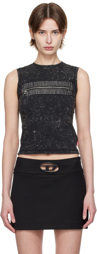Tielko Diesel Diesel T-Arted Sleeveless Top Čierna | A16623 0AKBU, 0