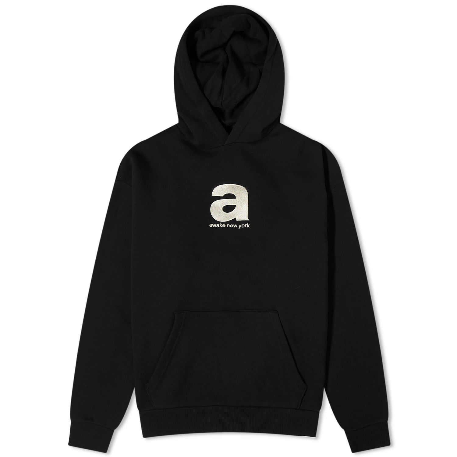 Mikina Awake NY Bold Logo Hoodie Čierna | AWK-FW23-HD001-WBK, 0