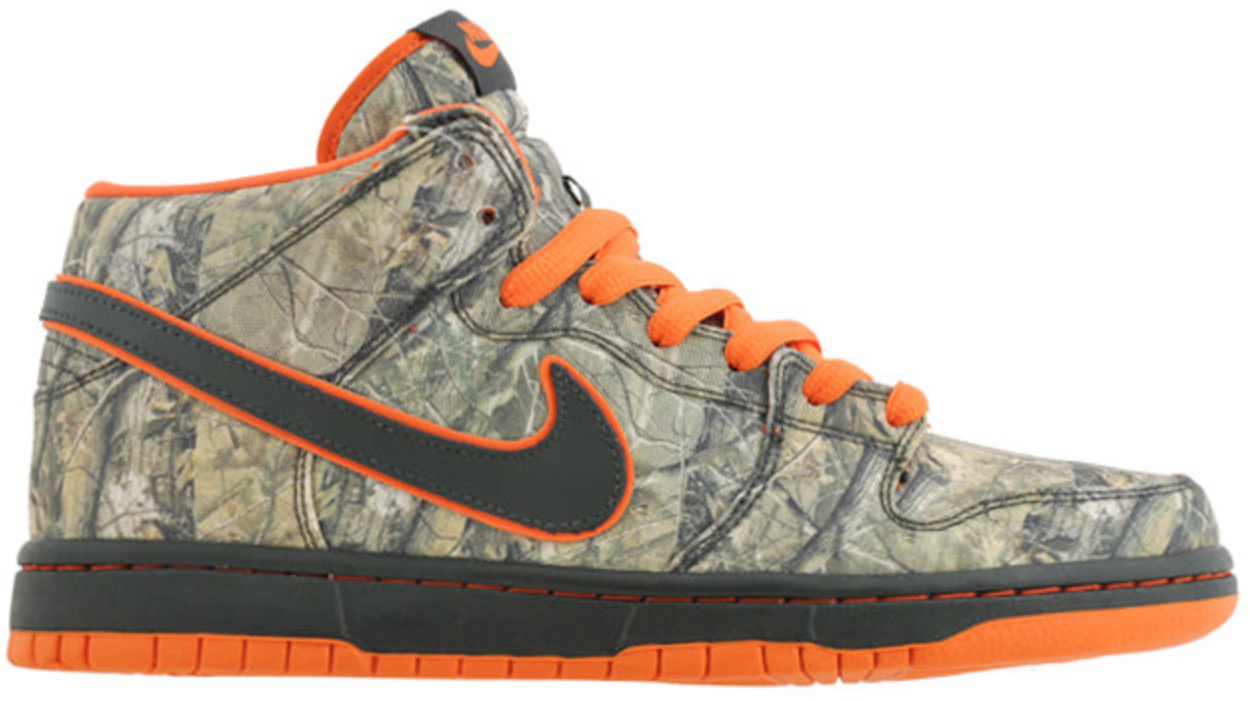 Tenisky a topánky Nike SB SB Dunk Mid Real Tree Camo Béžová | 314381-300, 0