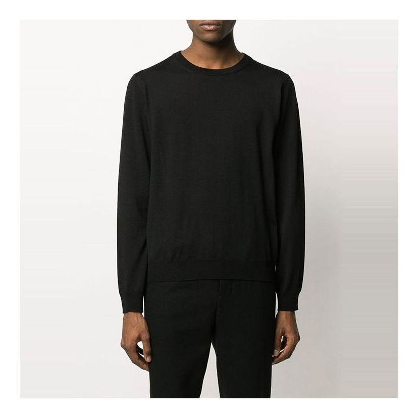 Sveter Balenciaga Interlocked Sweatshirt Čierna | 583117T14396076
