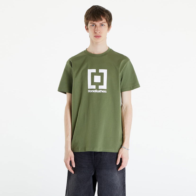 Tričko Horsefeathers Base T-Shirt Loden Green Zelené | SM1345C