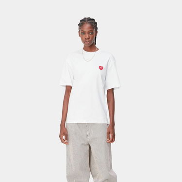 Tričko Carhartt WIP Heart Patch T-Shirt Biela | I032318_02_XX, 1