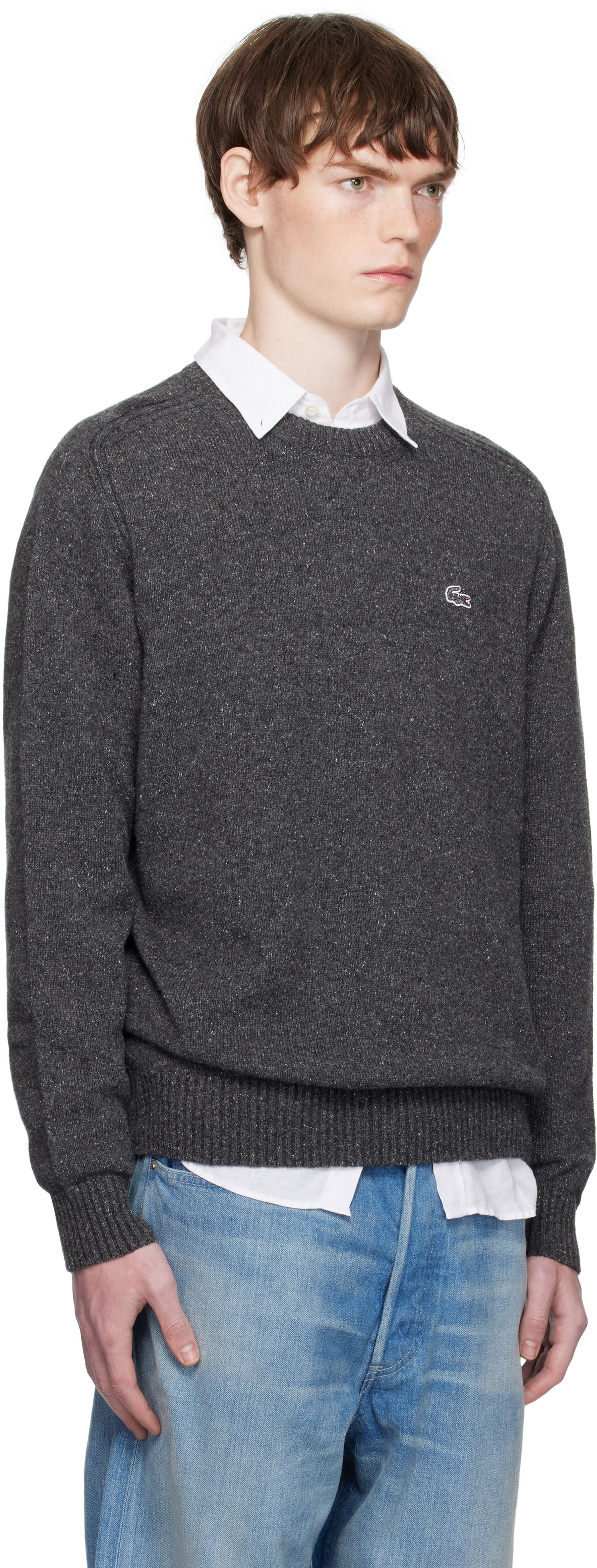 Sveter Lacoste Lacoste Knit Sweater Šedá | AH5173_I7X, 1