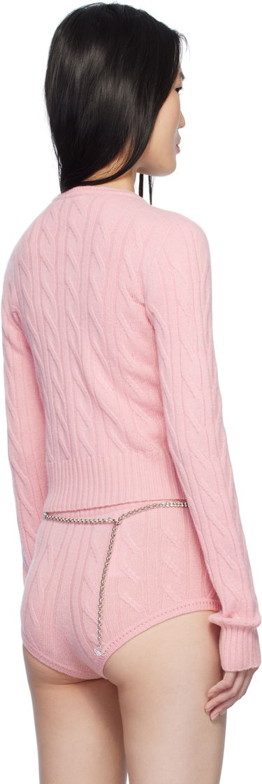 Sveter Blumarine Blumarine Wool & Cashmere Knit Cardigan Ružová | P522M570A, 2