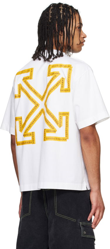 Tričko Off-White Off-White Tape Arrow T-Shirt Biela | OMAA120S25JER00D0122, 2