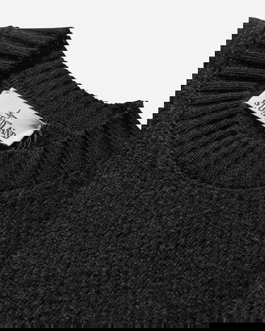 Sveter Stone Island Brushed Wool Knit Sweater Čierna | K2S15-5100056-S00N2 V0029, 3