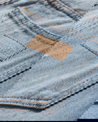Sukňa Maison Margiela Distressed Denim Long Skirt Modrá | S62MI0034 964, 3