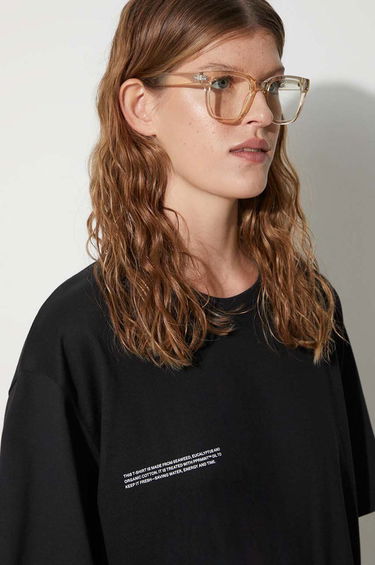 Tričko PANGAIA Pangaia T-Shirt with Print Čierna | 10000288, 10