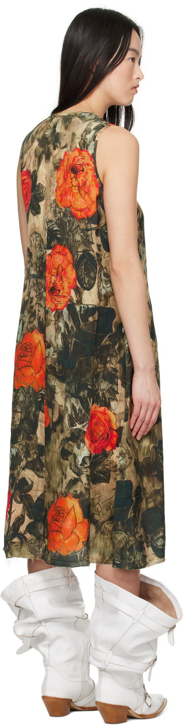 Šaty R13 R13 Sleeveless Rose Print Midi Dress Rôznofarebný | R13WR304-R535A, 2