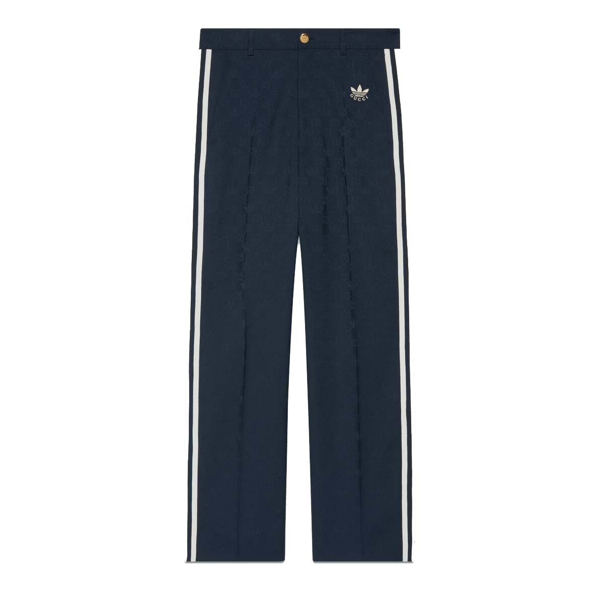 Nohavice Gucci adidas x GG Trefoil Jacquard Logo Pant Dark Blue Navy | 710399 ZAK7C 4433, 0