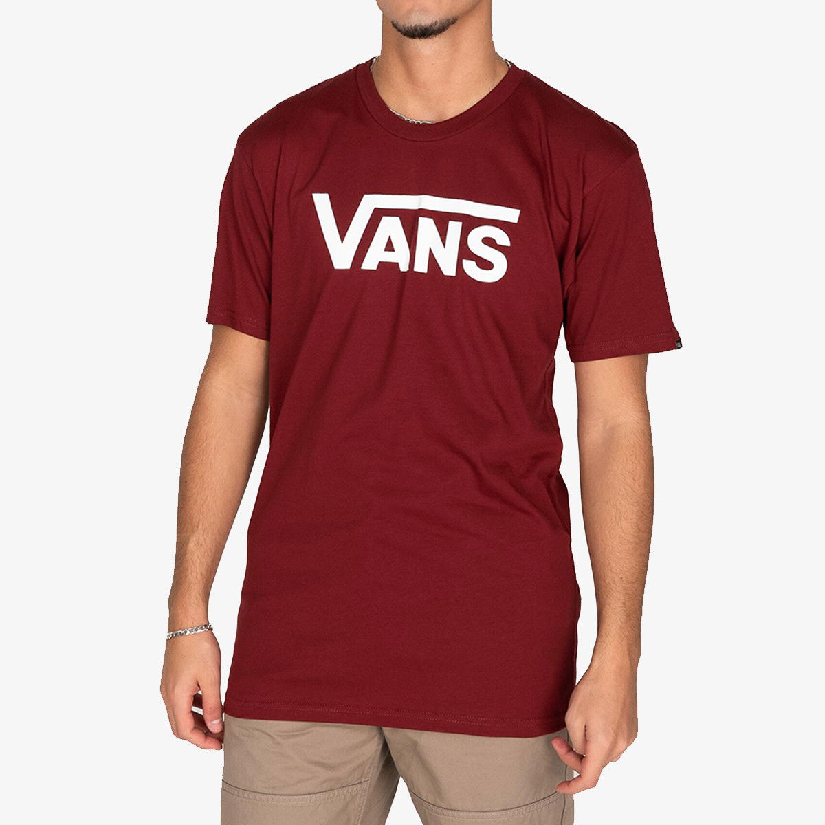 Tričko Vans Classic T-Shirt Červená | VN000GGGBWD, 0