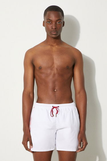 Plavky Alpha Industries Swim Shorts Biela | 196931.09, 0