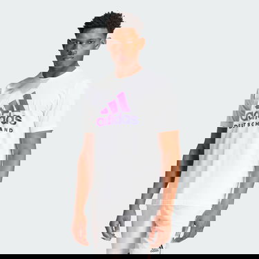 Tričko adidas Performance Germany DNA Graphic Biela | IN6492, 0