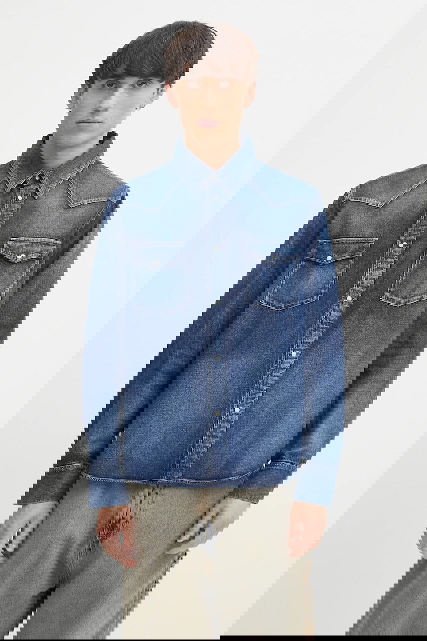 Košeľa visvim Visvim Social Sculpture Denim Shirt Modrá | 125105007001, 0
