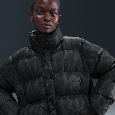 Prešívaná bunda Nike Therma-FIT Camo Puffer Jacket Čierna | HV5101-010, 0