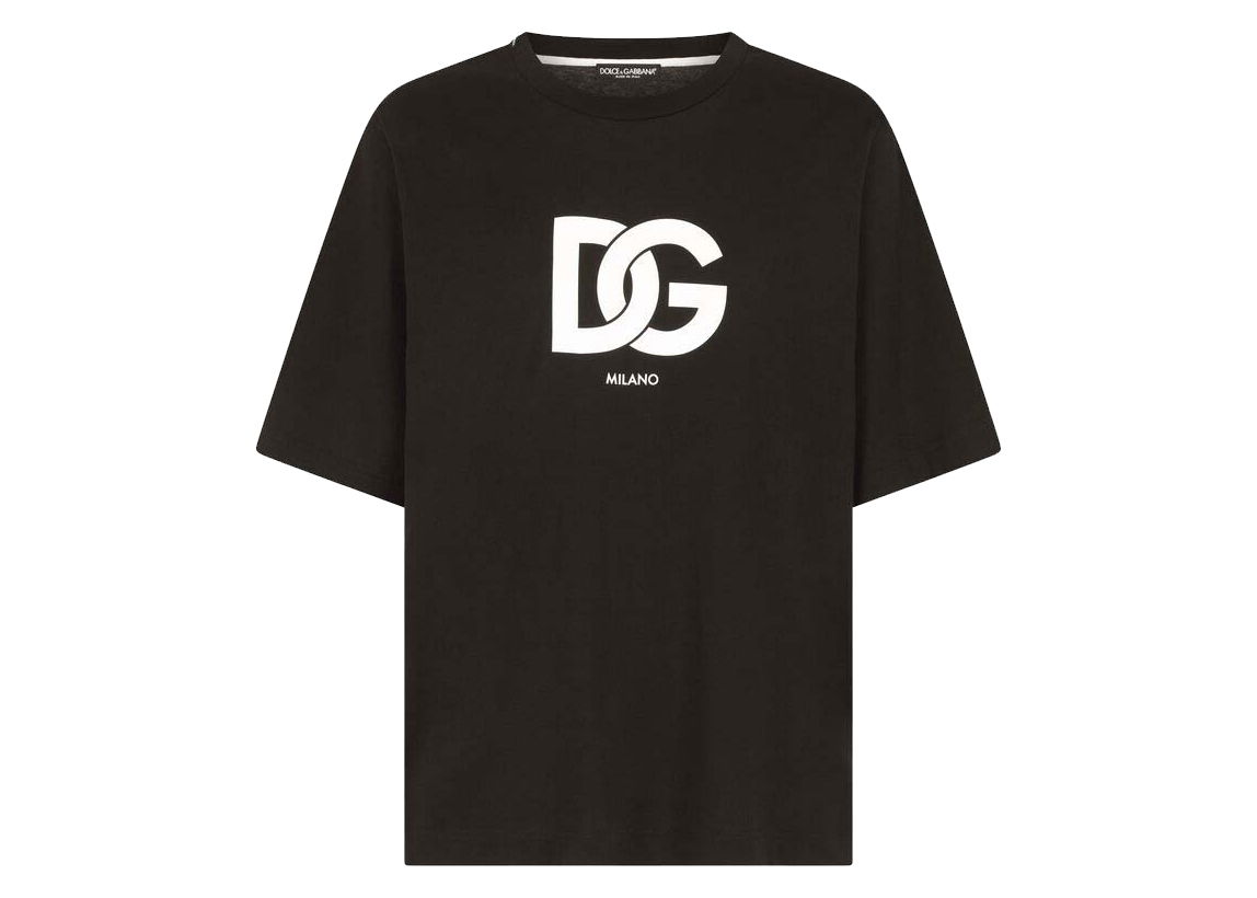 Tričko Dolce & Gabbana Cotton DG Logo Print T-shirt Black Čierna | G8OA3TFU7EQN0000, 0