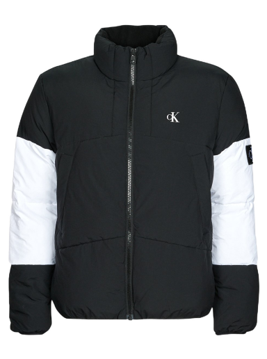 Prešívaná bunda CALVIN KLEIN NON-DOWN COLORBLOCK PUFFER Čierna | J30J321972-BEH