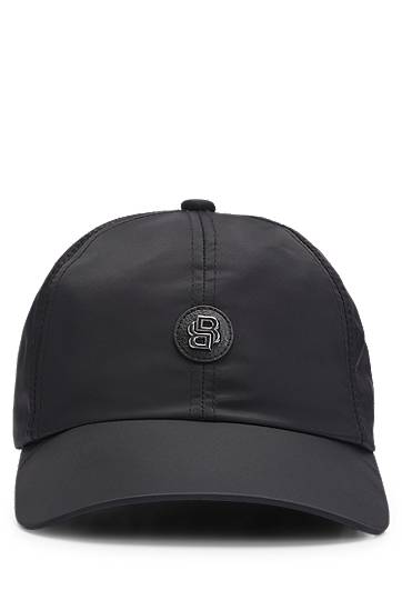 Šiltovka BOSS Waterproof Baseball Cap with Monogram Čierna | 50534278, 0