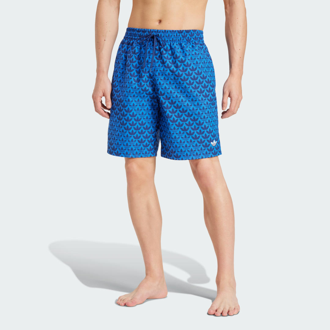 Plavky adidas Performance Monogram Swim Shorts Modrá | IY1559, 0