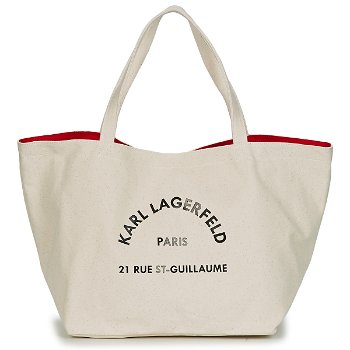 KARL LAGERFELD Shopper bag RUE ST GUILLAUE CANVAS TOTE 201W3138-A106-NATURAL