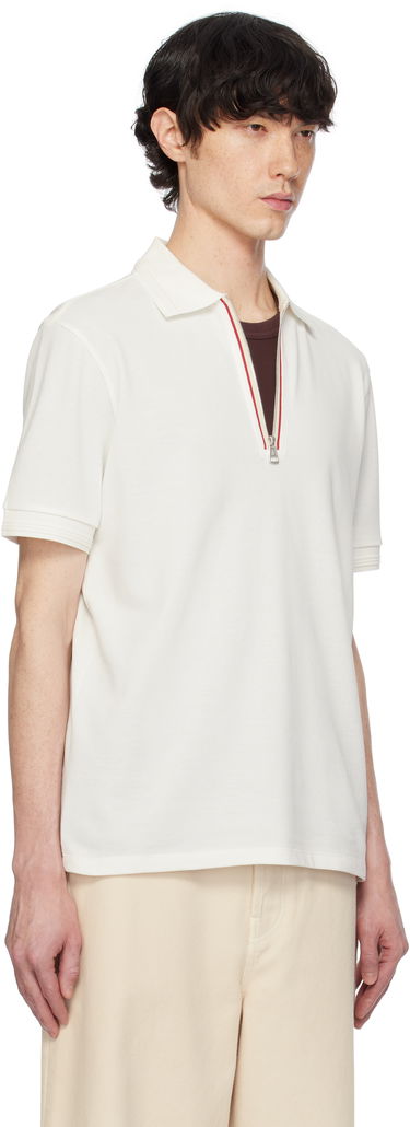 Polo tričko Moncler Moncler Archivio Short Sleeve Polo Biela | K10918A0000289A16, 1