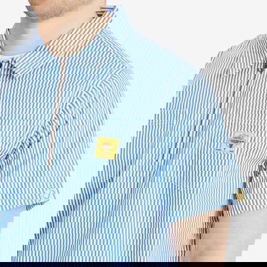 Košeľa BBC IceCream ICECREAM Quarter Zip Work Shirt Modrá | ICW25108-BLU, 5