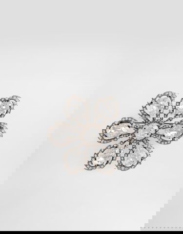 Spona Dolce & Gabbana Sartoria Floral Brooch With Rhinestones Metalická | WPS1F9W111187655, 0