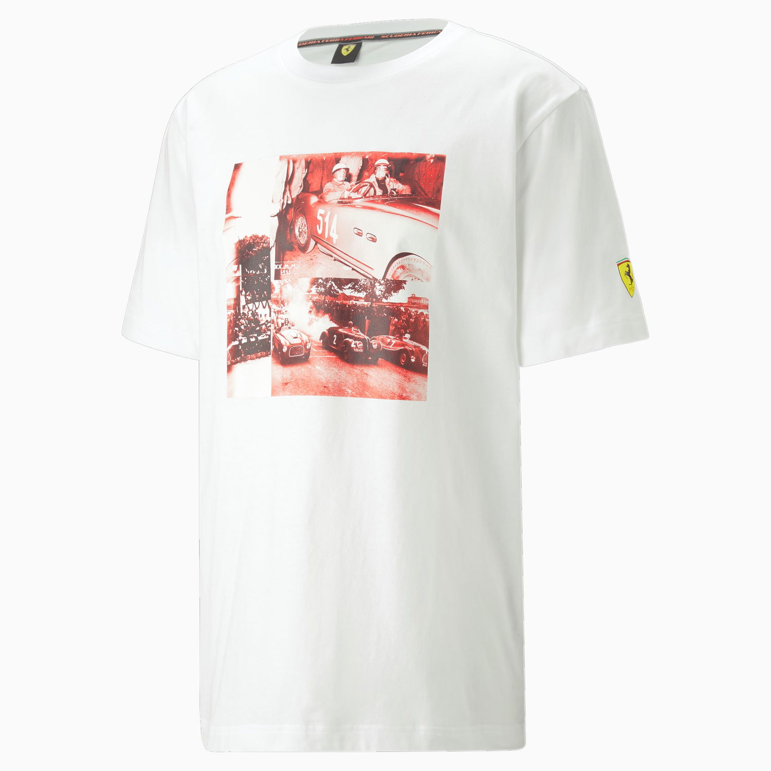 Tričko Puma Scuderia Ferrari ROAD TRIP T-Shirt Biela | 538103_04, 0