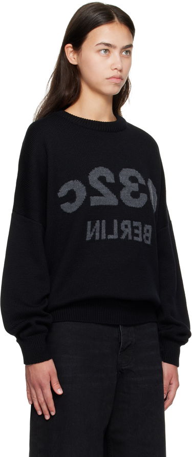 Sveter 032C 032c Selfie Knit Sweater Čierna | F25-URK-1511-000-W, 1