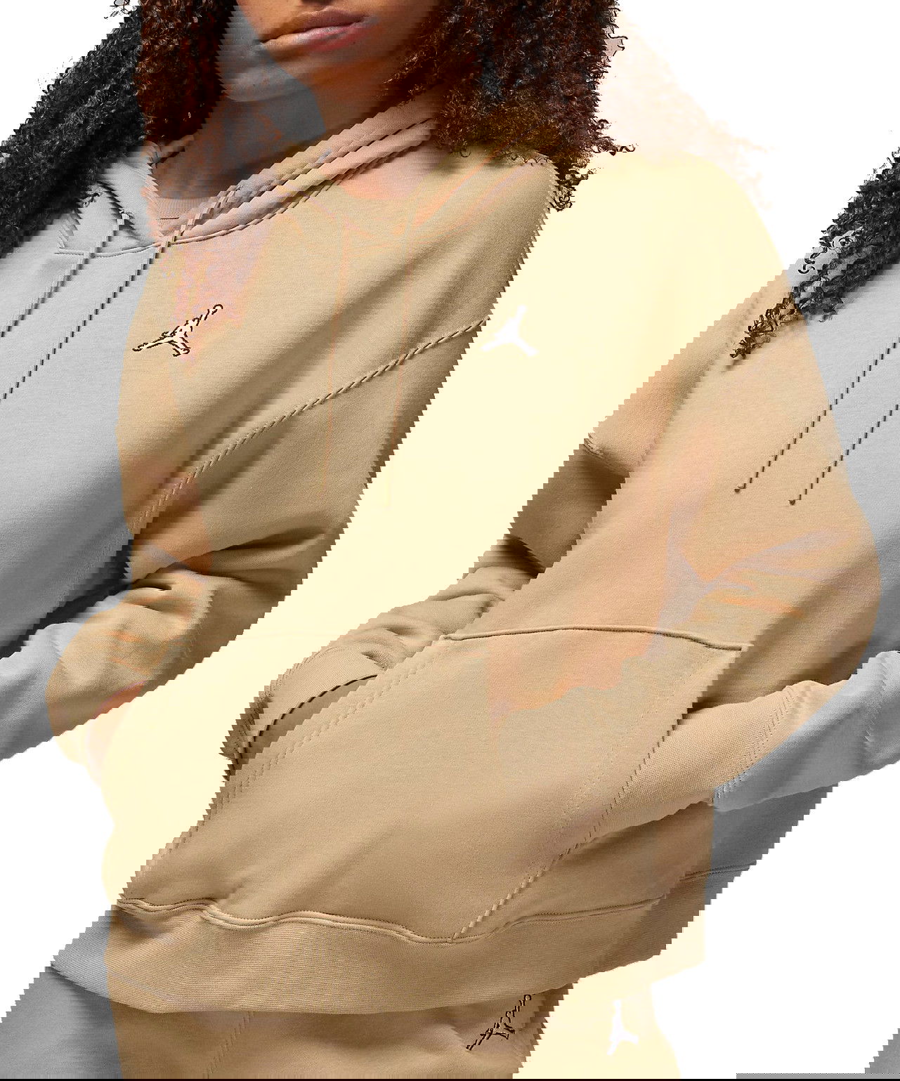 Mikina Jordan Brooklyn Hoodie Béžová | dq4458-277, 0